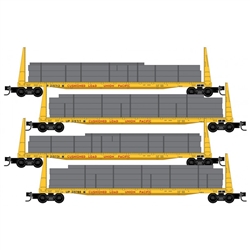 Micro Trains 993 00 185 N 61' 8" Bulkhead Flatcar with Load Union Pacific 215712 215717 215731 215788