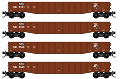 Micro Trains 99300200 N 50' 15-Panel Fixed-End Gondola 4-Pack in Foam Nest Conrail #585131 585138 585140 585143