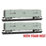Micro-Trains 993 02 229 N MOW Camp/Bunk Car Converted Troop Kitchen 2-Pack Foam Nest Southern Pacific #4520 4521