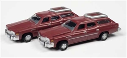 Classic Metal Works 50422 N 1976 Buick Estate Wagon Assembled Independence Red Poly