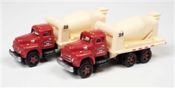 Classic Metal Works 50424 N 1954 International R-190 Cement-Concrete Tandem HD Truck Assembled Morse Sand & Gravel