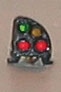 NJ International 3294 O Color Position Light Ground Dwarf LED Signal Right Hand