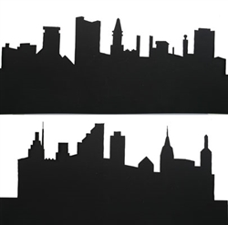 New London 3 Background Scene Stencil Set The City Pkg 4