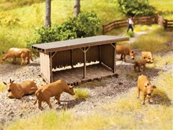 Noch 14379 HO Cattle Shed Laser-Cut Minis Laser-Cut Kit