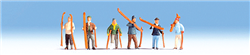 Noch 15829 HO Skiers Set #2 Pkg 6