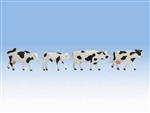 Noch 17900 O Cows White and Black Pkg 4
