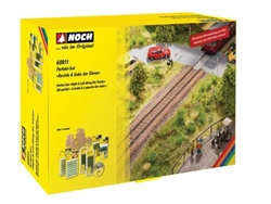 Noch 60811 Railroad Right-of-Way Scenery Set with How-To Video DVD