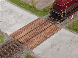 Noch 67105 O Wood Grade Crossing Laser-Cut Kit