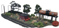 N Scale Architect 10031 N Diesel Fueling Depot Trackside Series Laser-Cut Wood Kit