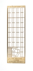 N Scale Architect 61080 Z Indstrl 2-Pipe Railing