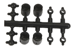 NWSL 4896 Universal Driveline Couplers 2.0mm Shaft Add'l Cups & Horned Ball Shaft 1/8" Ball Diameter