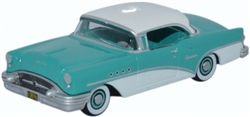 Oxford 87BC55001 HO 1955 Buick Century Turquoise Polo