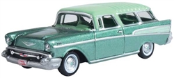 Oxford 87CN57006 HO '57 Chevy Nomad Green