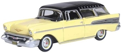 Oxford 87CN57007 HO Chevrolet Nomad 1957 Yellow/Black