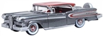 Oxford 87ED58008 HO 1958 Ford Edsel Citation Assembled Silver Gray Ember Red