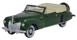 Oxford 87LC41002 HO 1941 Lincoln Continental Convertible Top Down Spode Green