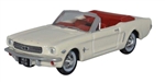 Oxford 87MU65005 HO 65 Ford Mustage Convertible White