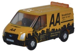 Oxford NFT016 N Ford Transit Van w/Short Wheelbase & Low Roof AA Breakdown