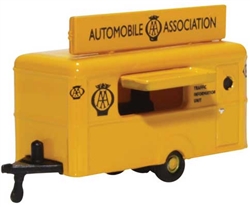 Oxford NTRAIL010 N Concession Trailer Assembled Automobile Association Yellow