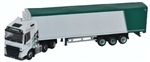Oxford NVOL4006 N Volvo FH4 Tractor Walking Floor Trailer Assembled A.W. Jenkinson White Green