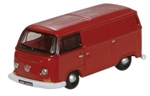 Oxford NVW005 N 1960s Volkswagen Cargo Van Assembled Senegal Red