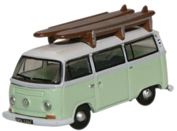 Oxford NVW007 N 1960s Volkswagen Passenger Van w/Surfboard Roof Rack Assembled