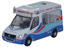 Oxford NWM002 N Mercedes Benz Sprinter Van Whitby Mondial Dimascio's Ice Cream Van