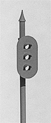 Oregon Rail Supply 104 HO "Searchlight" Signal Light Targets Triple 538-104