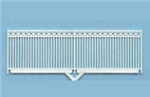 Plastruct 91454 O Fence Verticle Bar Circle Trim Fence 1 3/8 x 8"