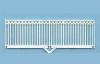 Plastruct 91454 O Fence Verticle Bar Circle Trim Fence 1 3/8 x 8"