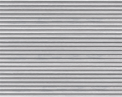 Plastruct 91509 HO Patterned Sheets Siding Corrugated 0.02 x 7 x 12" Pkg 2 .050" Spacing