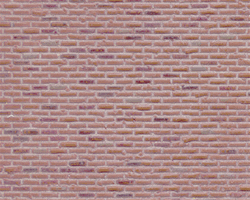 Plastruct 91606 O Patterned Sheets Rough Brick .020 x 7 x 12" Pkg 2 .200" Bricks