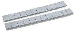 A Line 13003 Flat Steel Freight Car Weight 1/2 x 3/4 x 1/8" Pkg 24