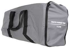 A Line 19250 Hobby Tote System Nylon Carrying Case Gray