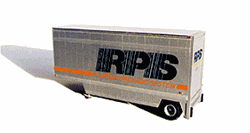 A Line 50161 HO Decals For 28' Parcel Trailers Roadway RPS