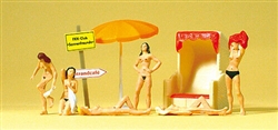 Preiser 10107 HO Recreation & Sports Nude Sunbathers
