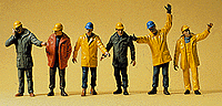 Preiser 10423 HO People Working Modern Workmen w/OutDoor Gear Pkg 6
