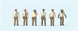 Preiser HO 10796 U.S Sheriff Deputies Pkg 6