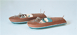 Preiser 17304 HO Boats Speed Boat Pkg 2