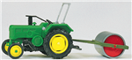 Preiser 17929 HO European Farm Machinery Tractor Farm Tractor w/Roller