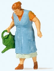 Preiser 28207 HO Old Lady Watering Flowers Individual Figure