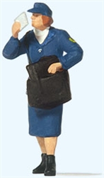 Preiser 28243 HO Post Woman Letter Carrier Individual Figure