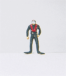 Preiser 29037 HO Individual Figure Recreation Scuba Diver