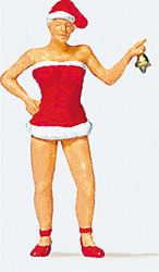 Preiser 29088 HO Christmas Girl w/ Bell