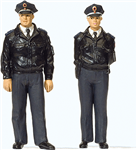 Preiser 44909 G Emergency Post-War German Police w/Blue Uniform Pkg 2