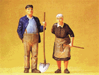 Preiser 45071 G Farmer & His Wife