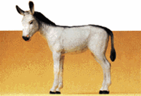Preiser 47040 1/25 Domestic Animal Figures 1/24 1/25 Scale Standing Donkey 590-47040
