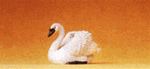 Preiser 47092 1/25 Wild Animal Figures 1/25 Scale Seated Swan