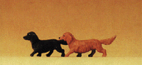 Preiser 47094 1/25 Domestic Animal Figures Scale Dachshunds
