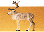 Preiser 47538 1/25 Wild Animal Figures 1/25 Scale Standing Reindeer